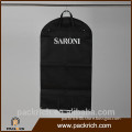 High quality non woven black garment packaging bag